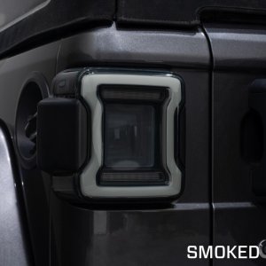 Jeep Wrangler Tail Lights - Rear - FORM Lighting - LED Sequential - Smoked - `18-`23